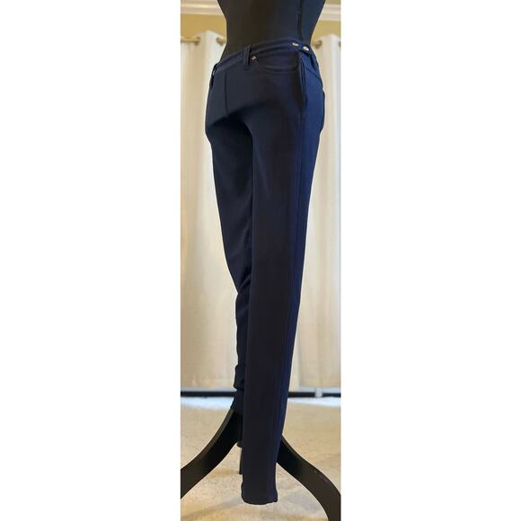 BCBGeneration Ribbed Skinny Pants Size 2 Blue - Picture 1 of 6